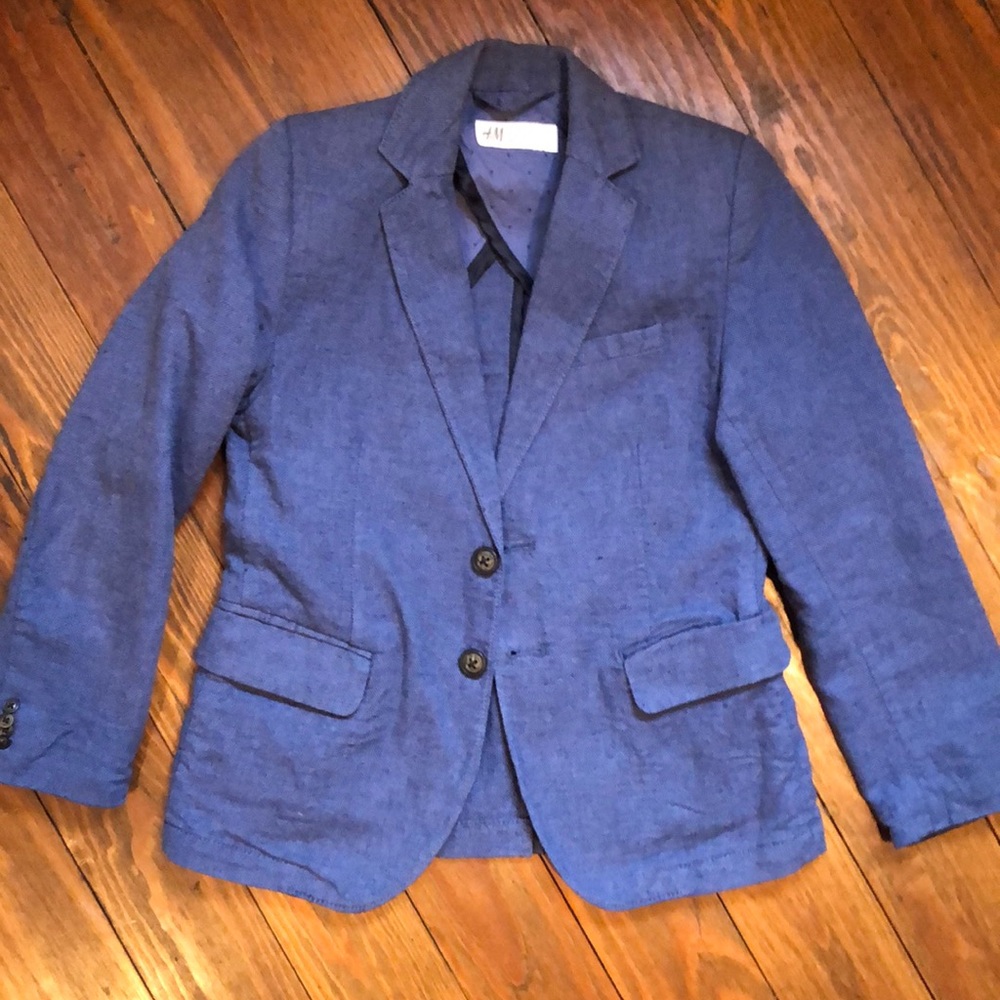 H&M Blue blazer (boys 6-7)